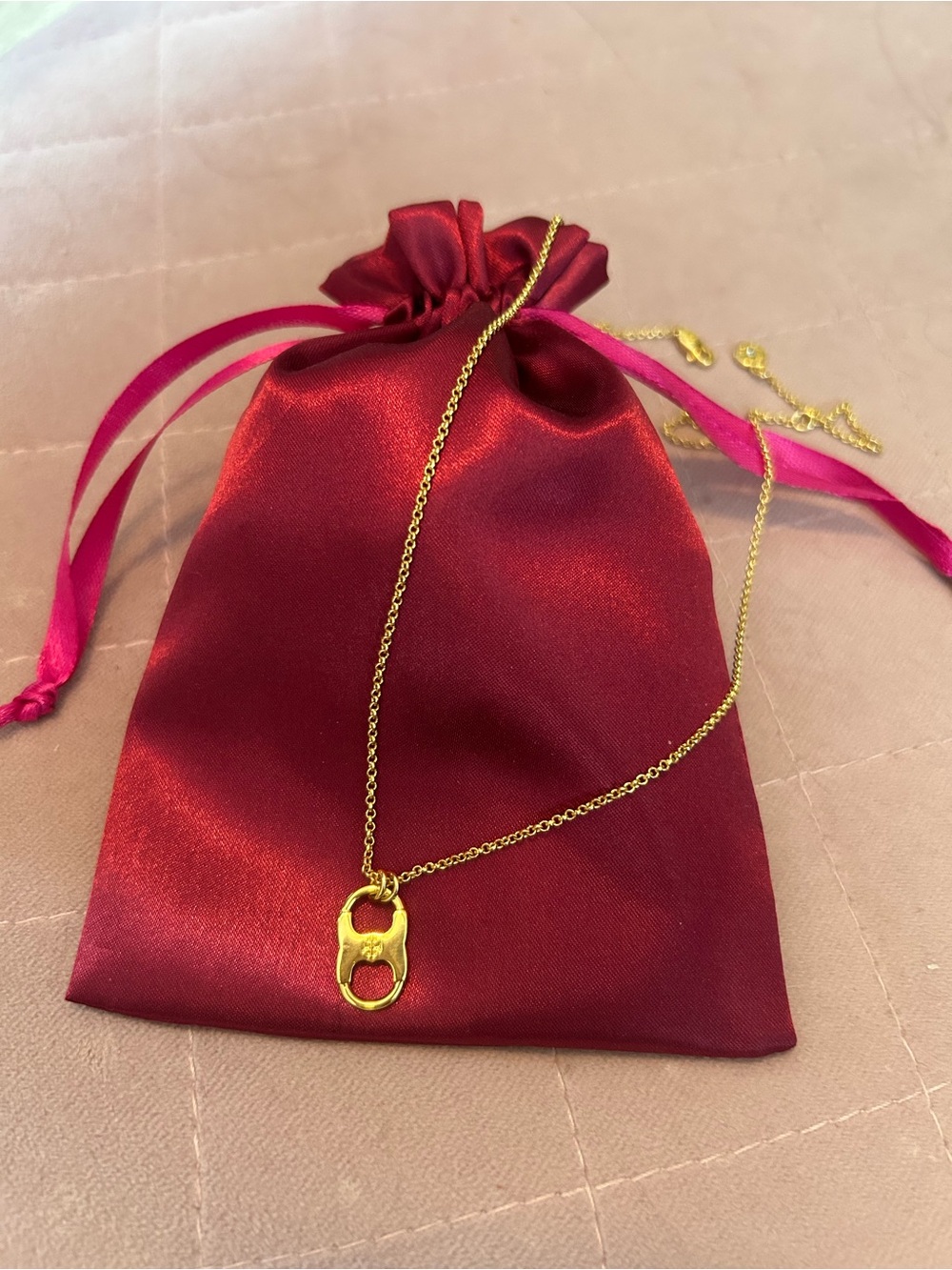 Tory Burch Gemini necklace